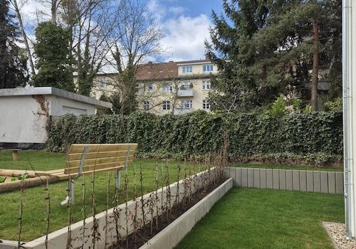 Garten bis Steinkante