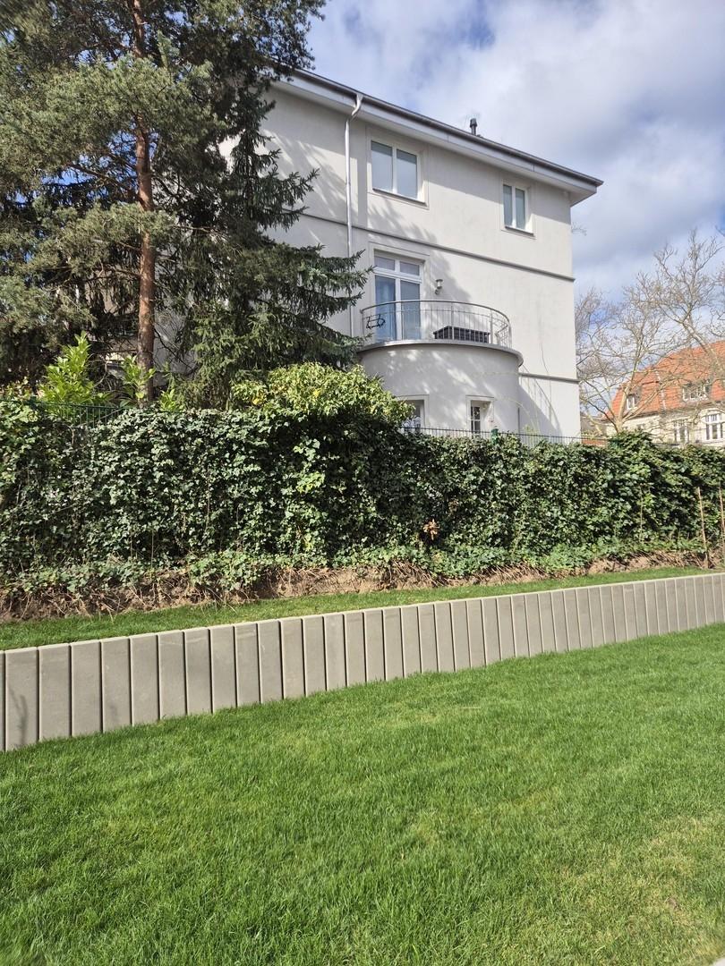 Garten bis Steinkante