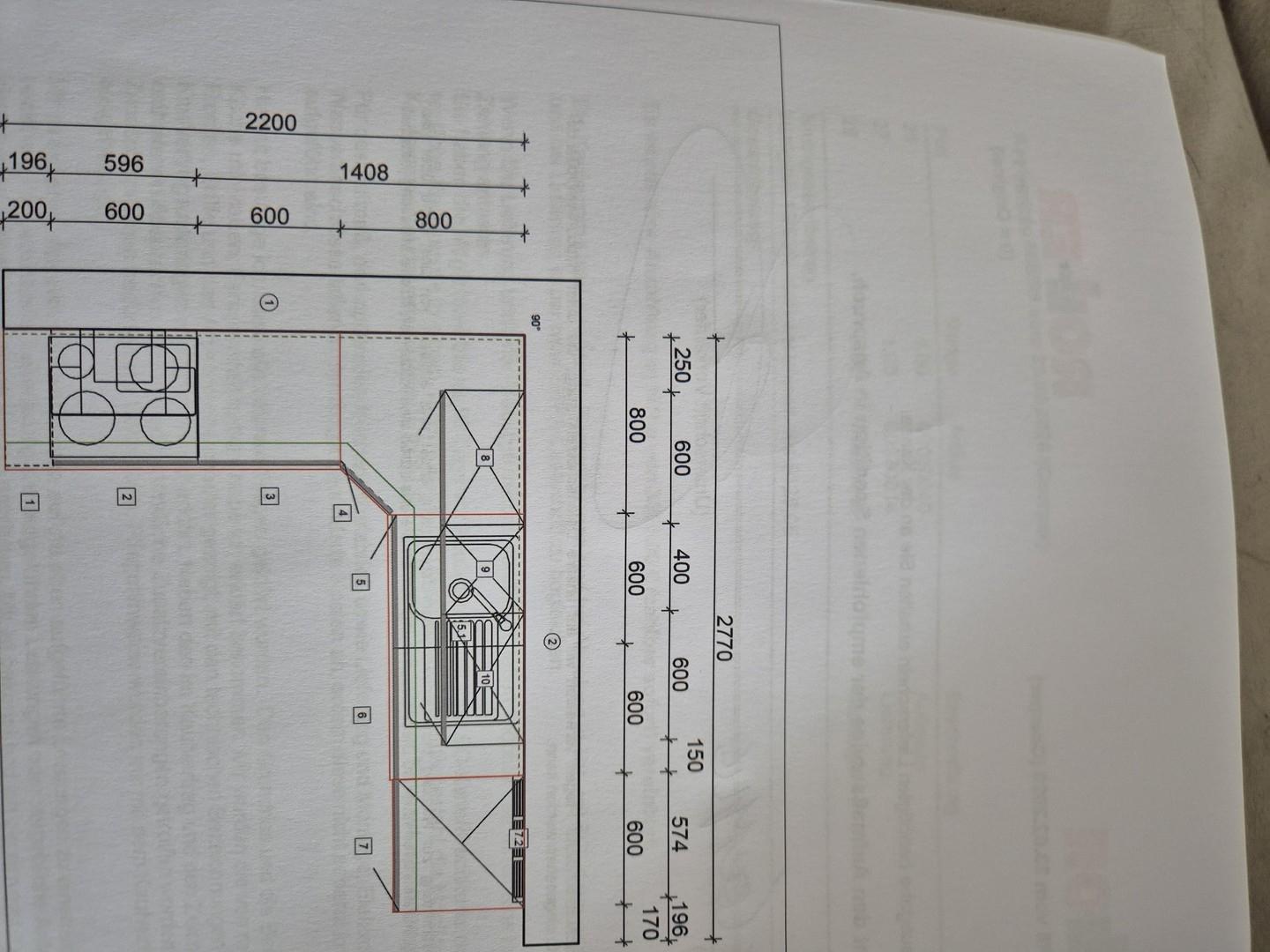 Grundriss Küche