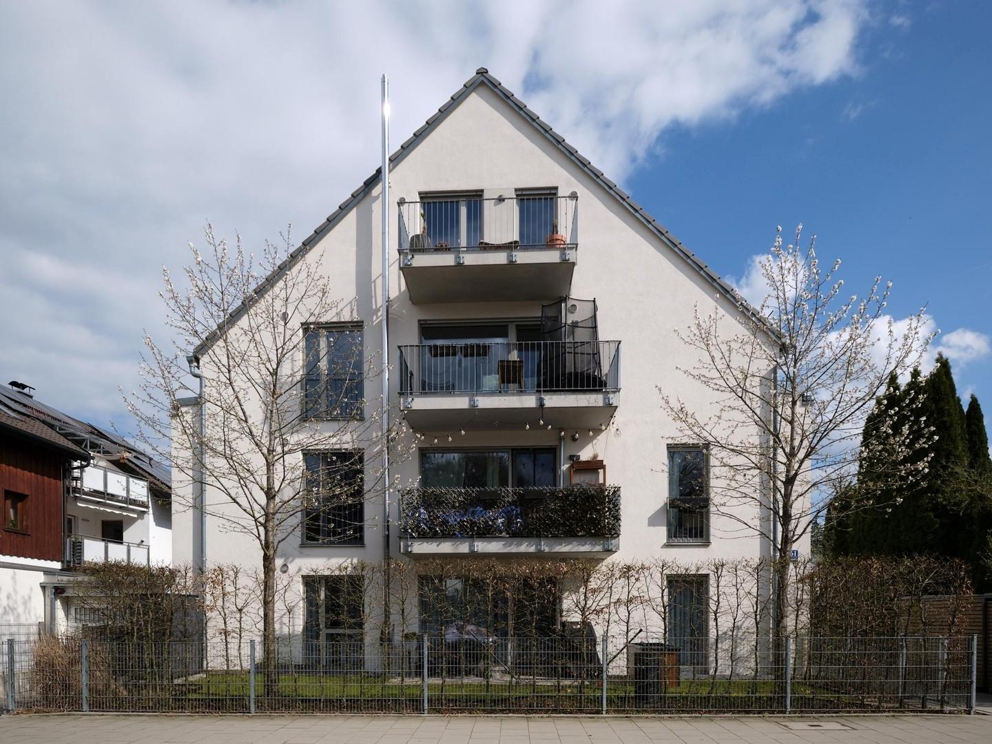 Attraktive moderne Hausansicht