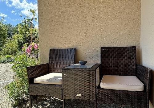 Die Loggia im Eingangsbereich