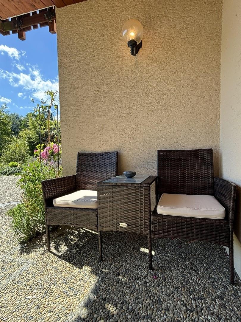 Die Loggia im Eingangsbereich
