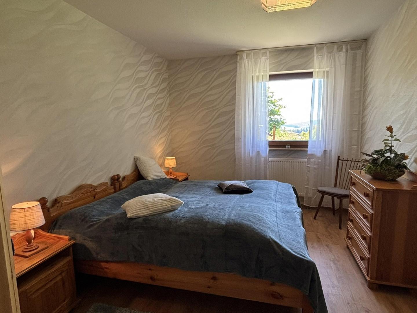 Morgensonne im Schlafzimmer