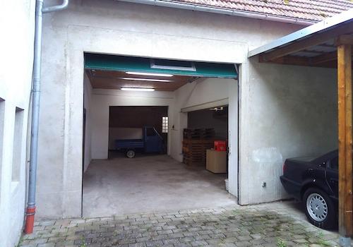 Teil der Halle
