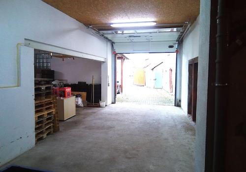 Teil der Halle Innenansicht
