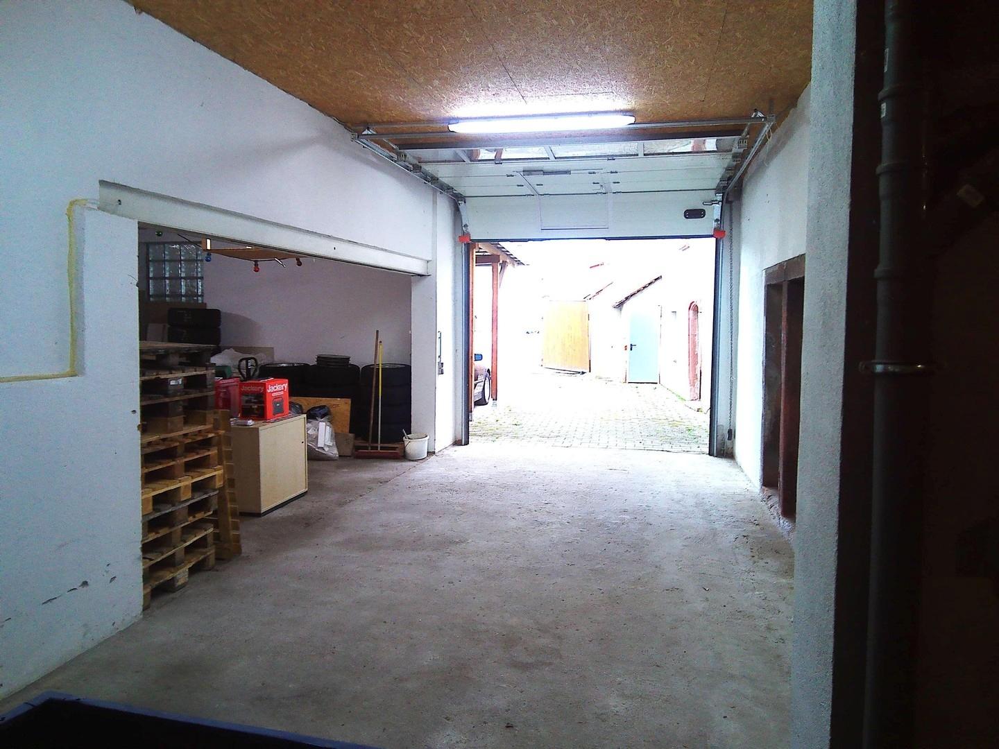 Teil der Halle Innenansicht