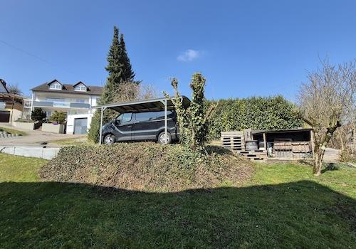 Carport u. Wohnbau Fläche