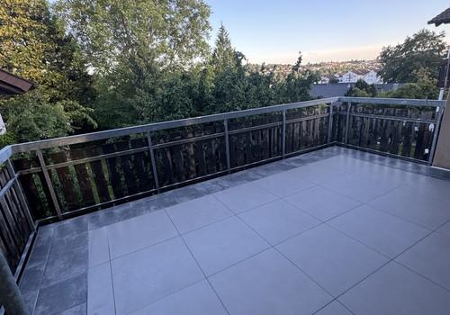 Ausblick Balkon