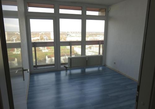 Schlafzimmer mit Balkon