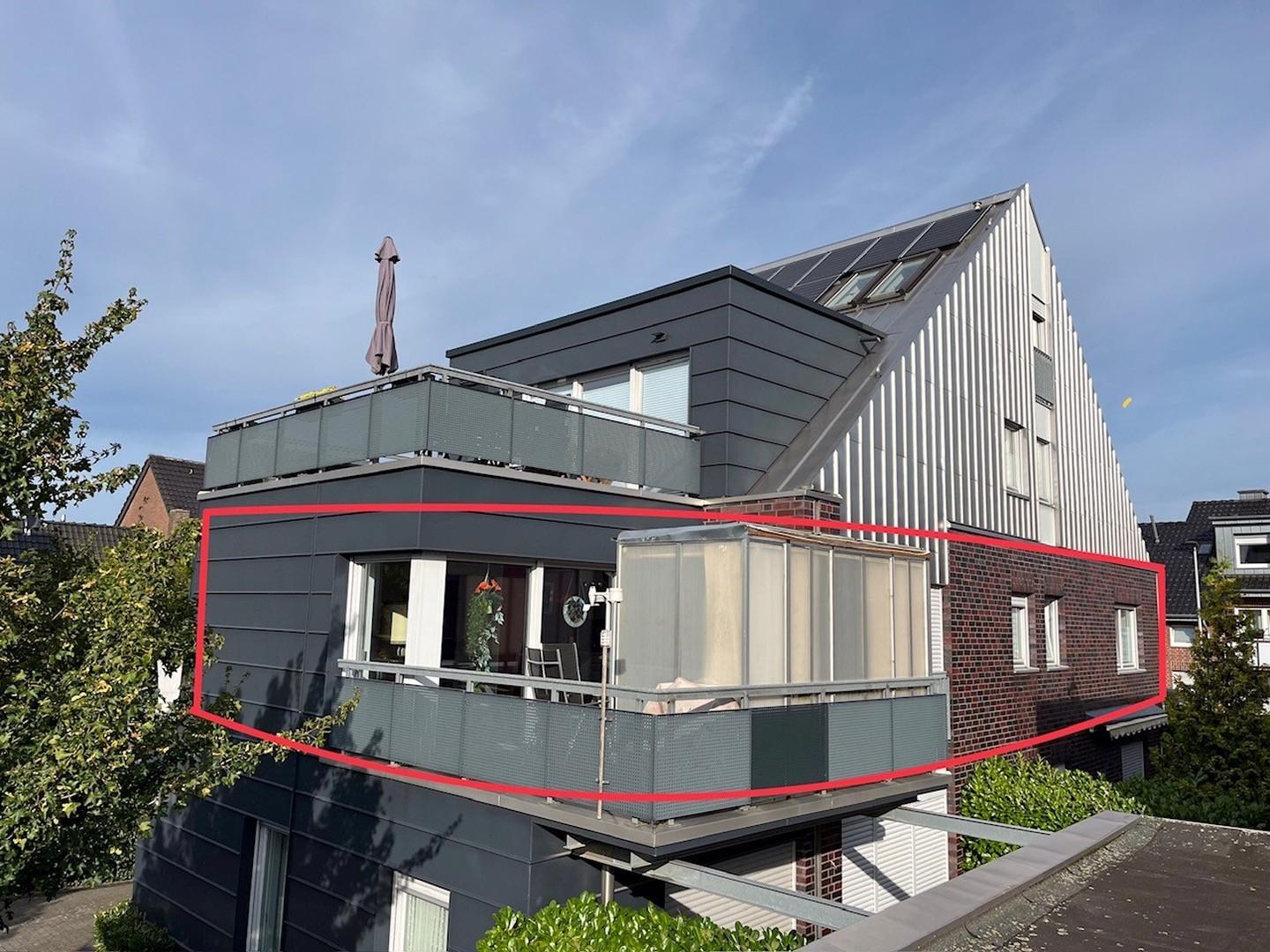 Balkon, Ansicht von hinten