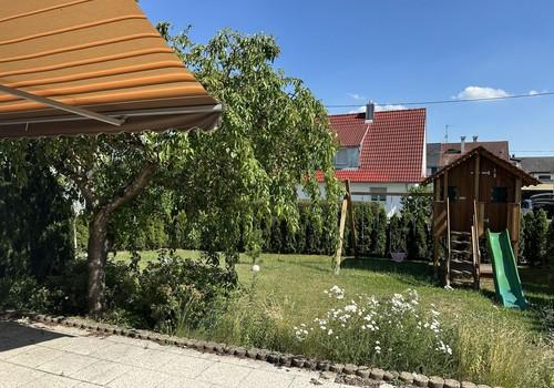 Terrasse Blick auf Garten