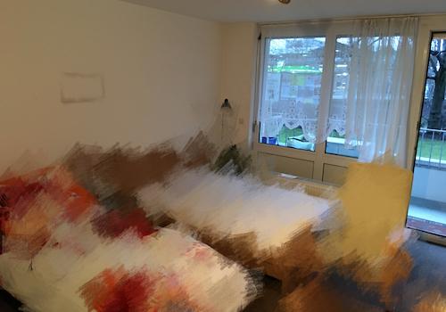 Wohn- und Schlafzimmer