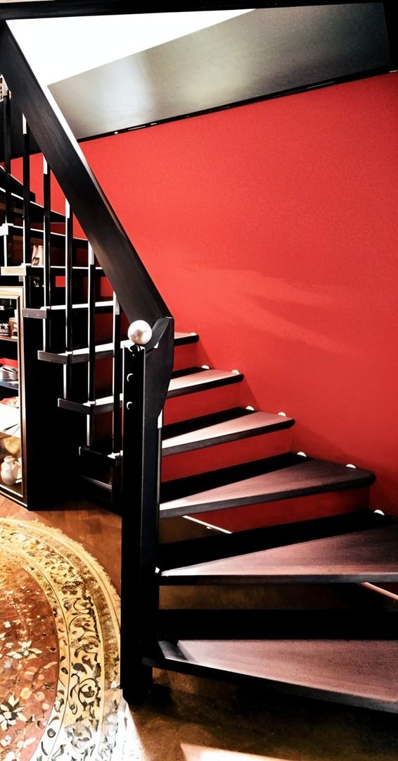 Treppe ins OG Haupthaus 