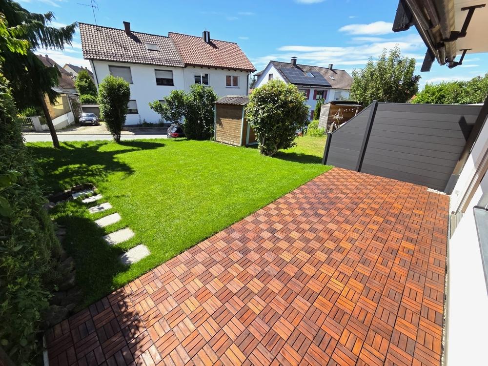neu angelegter Garten