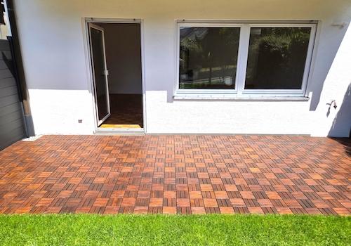 auch die Terrasse ist neu