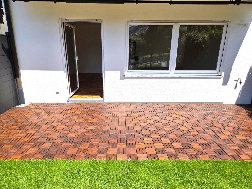 auch die Terrasse ist neu