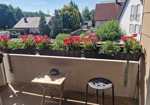 Aussicht vom Balkon