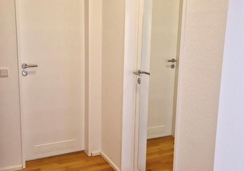 Flur vom Wohnzimmer aus
