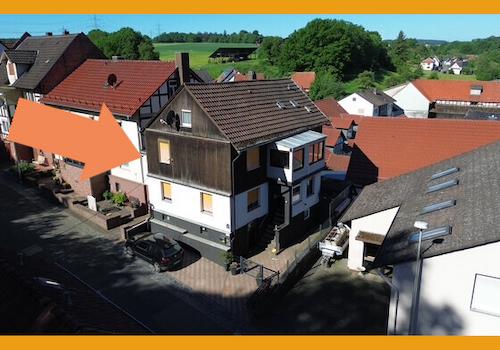 Blick auf das Haus