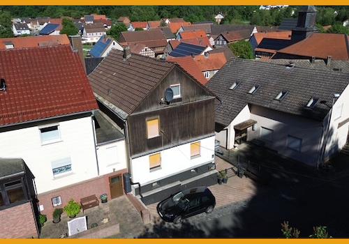 Blick auf das Haus