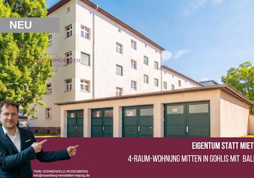 HausAnsicht Eigentumswohnung in Leipzig Gohlis zu verkaufen - Immobilienmakler Leipzig