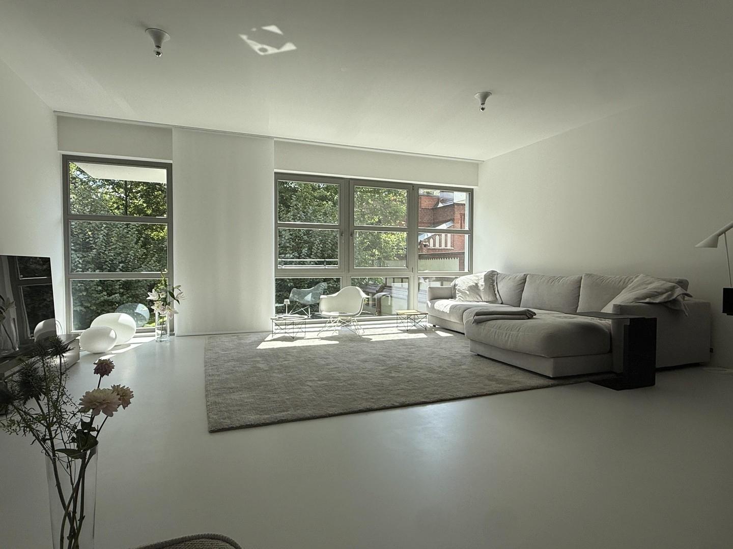 Wohnzimmer-Blick Privatgarten