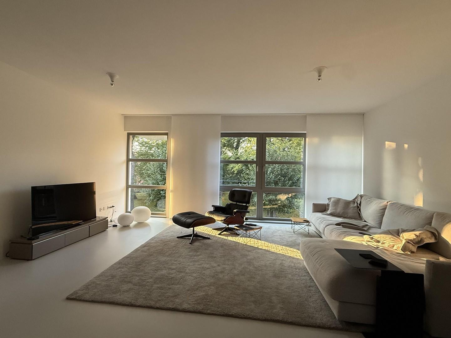 Wohnzimmer-Blick Privatgarten