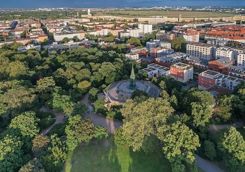 Luftbild Park und Quartier