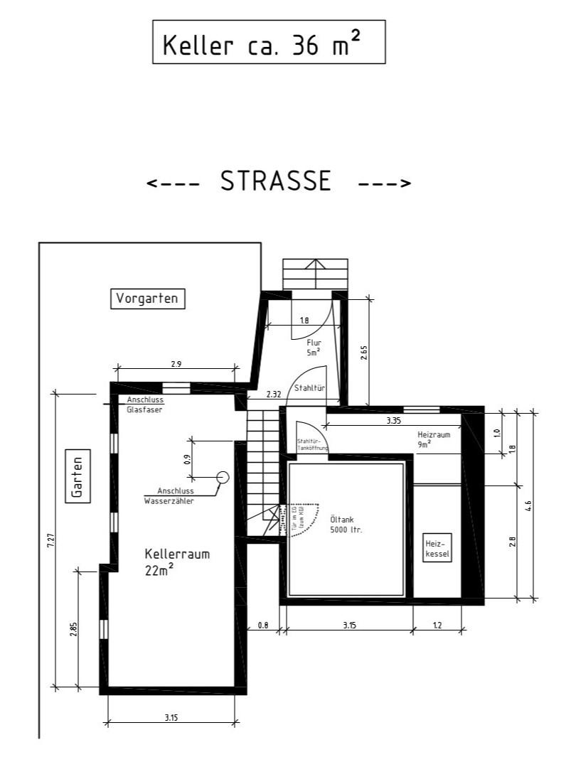 Grundriss Kellergeschoss