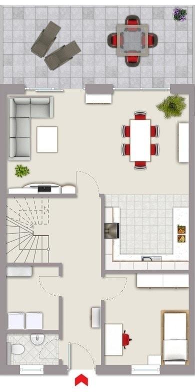 Grundriss, Erdgeschoss