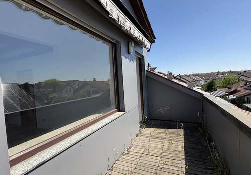Balkon mit Aussicht