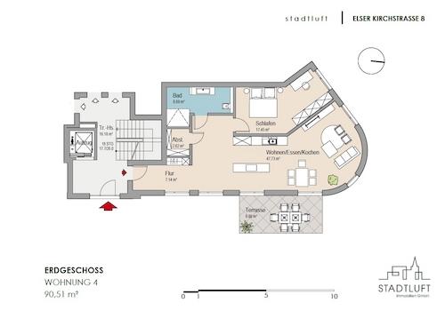 Wohnungsgrundriss