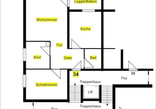5261 - Wohnung Nr. 34 im Erdgeschoss