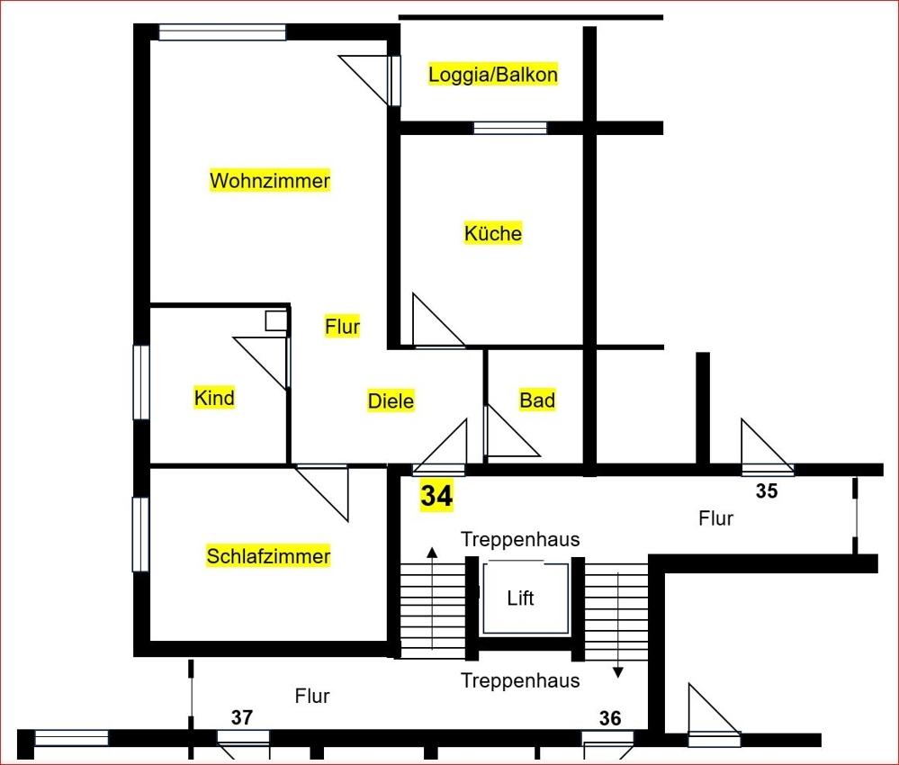 5261 - Wohnung Nr. 34 im Erdgeschoss