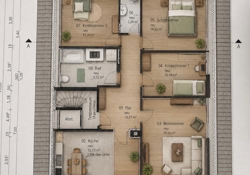 Grundriss 1. OG