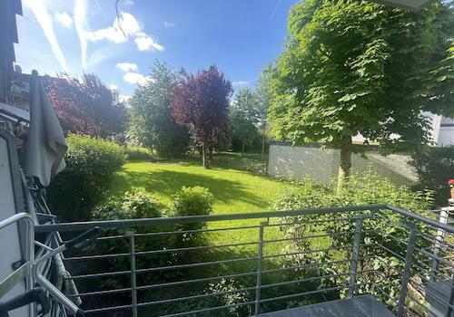 Blick vom Balkon