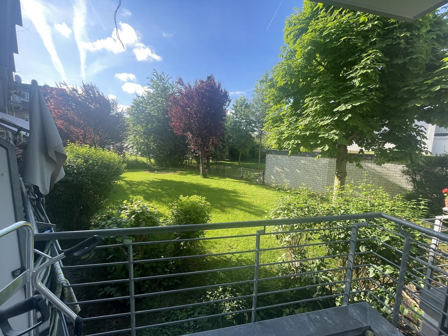 Blick vom Balkon