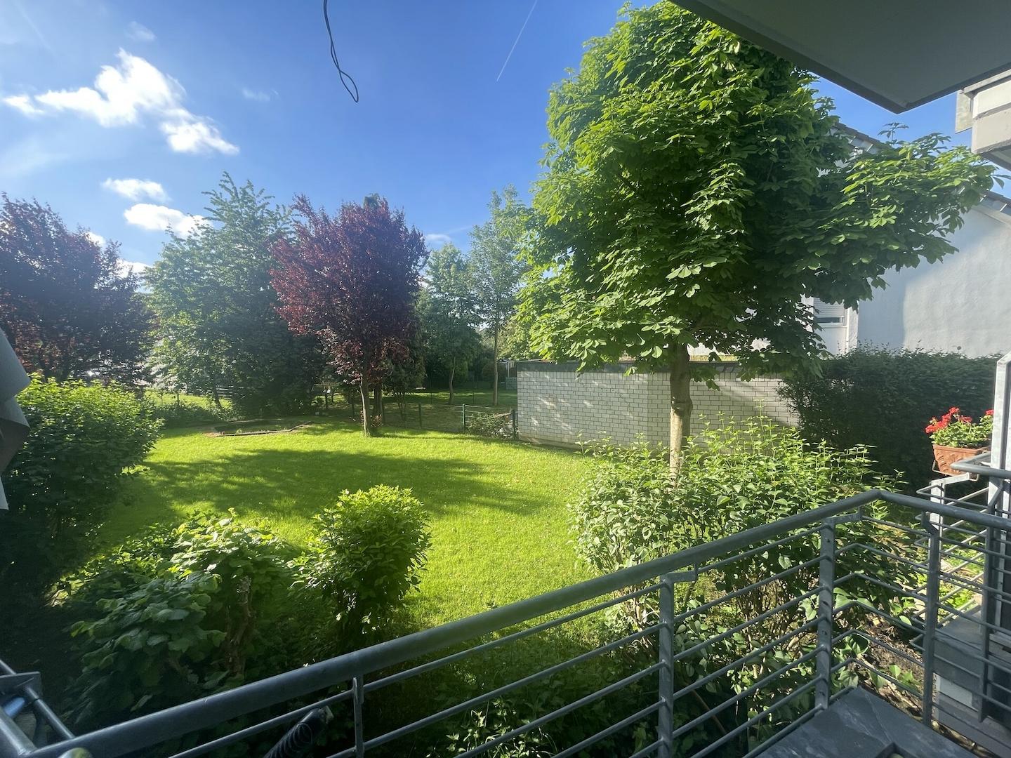 Blick vom Balkon