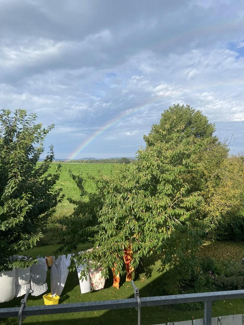 Blick vom Balkon 