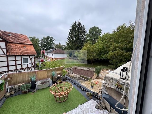 Ausblick über Terrasse