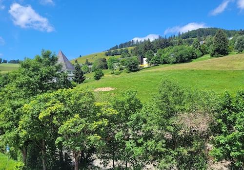 Aussicht vom Balkon