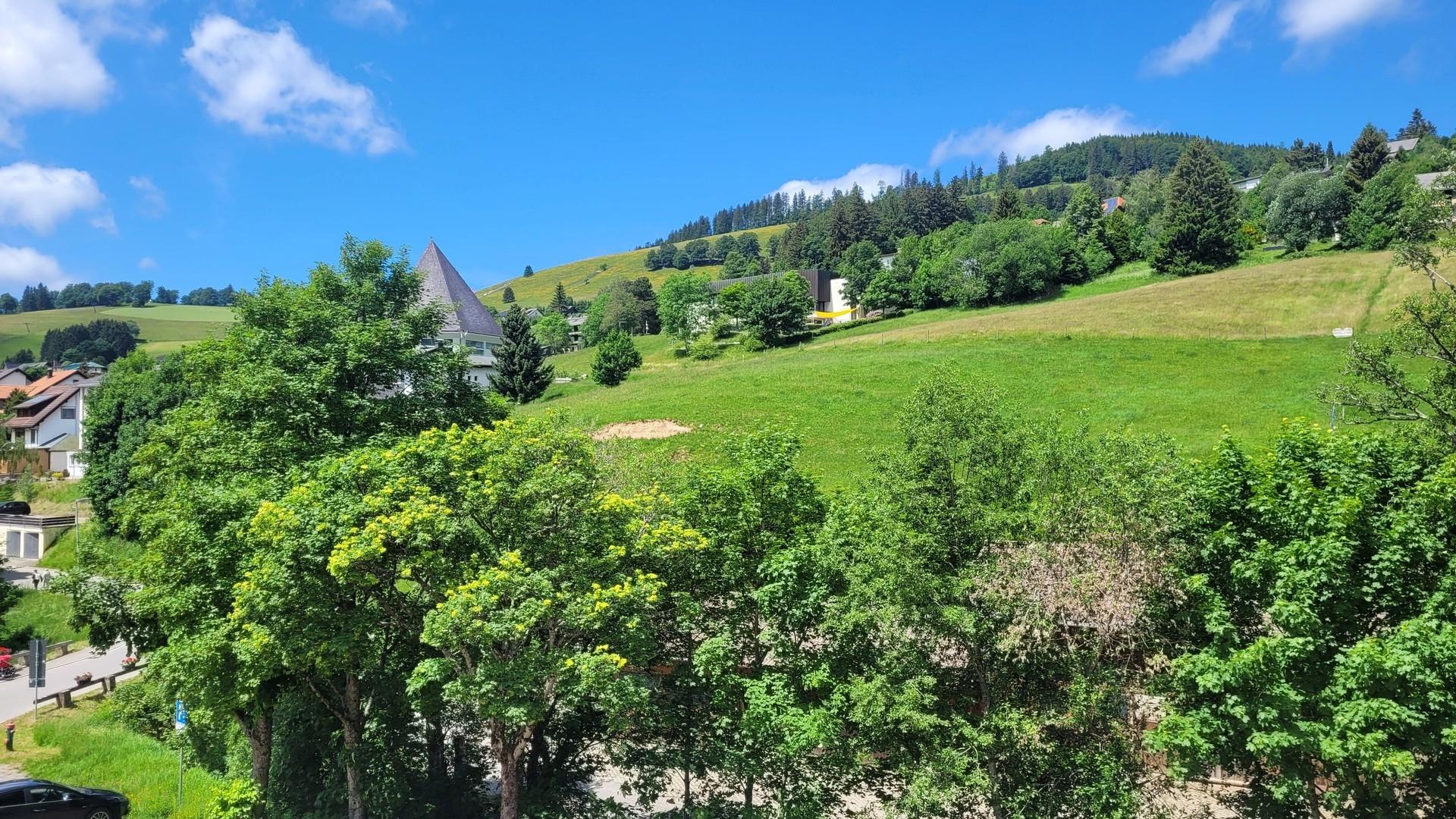 Aussicht vom Balkon