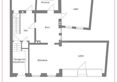 Laden Grundriss