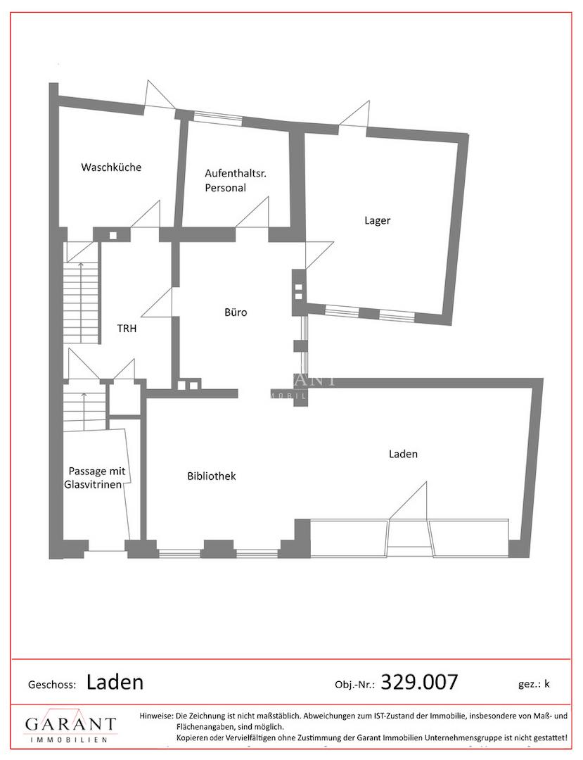 Laden Grundriss