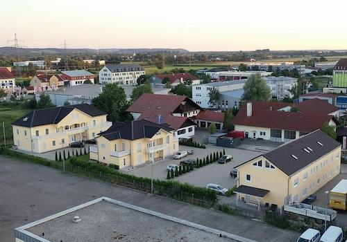Luftansicht Bürohaus