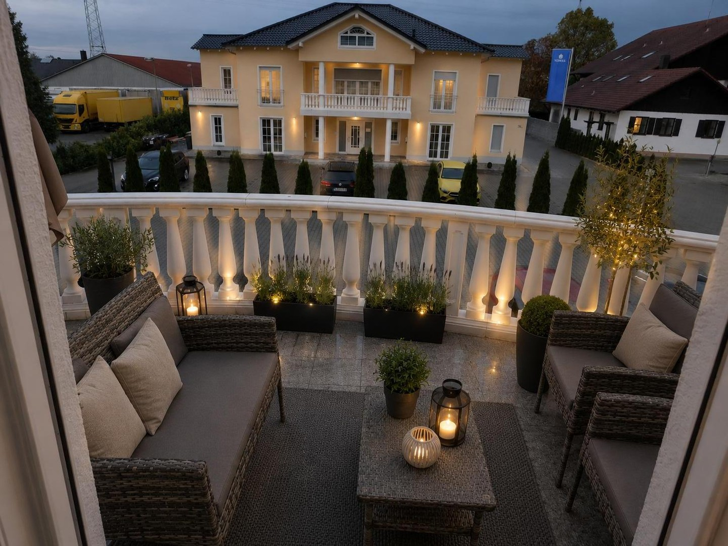 Balkon Büro