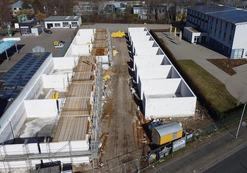 Luftbild Bauphase
