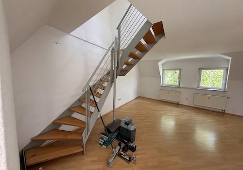 Treppe zum Schlafzimmer