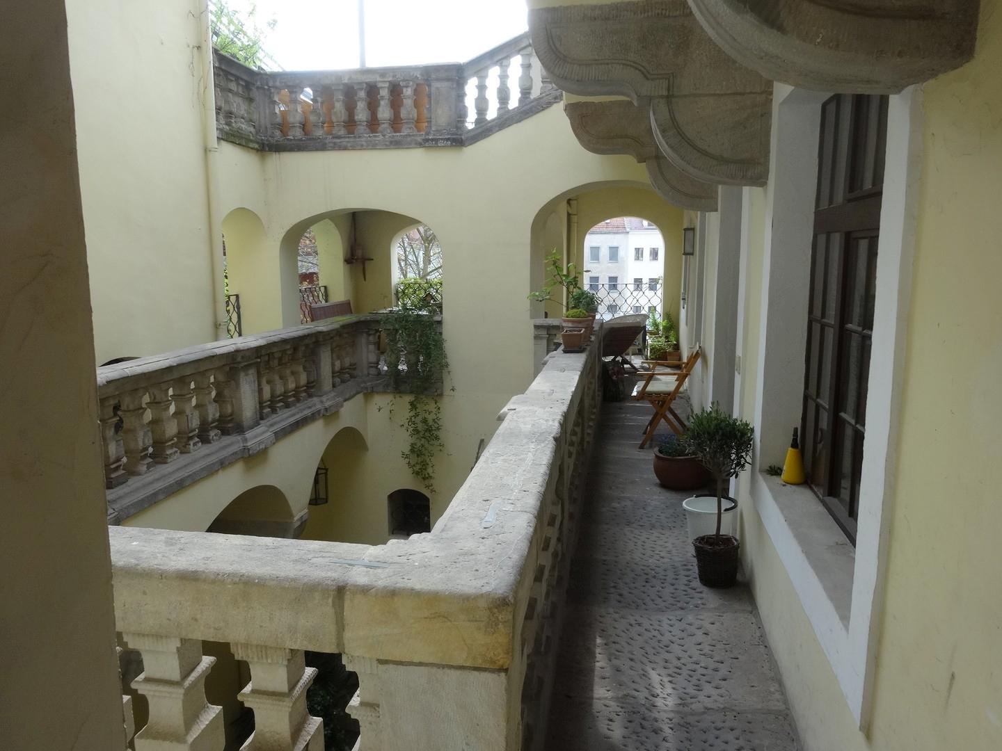 Blick auf Terrasse
