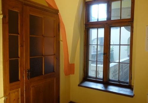 Diele mit Ausblick zu Terrasse